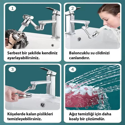 Robotik Musluk Başlığı 1080 Derece