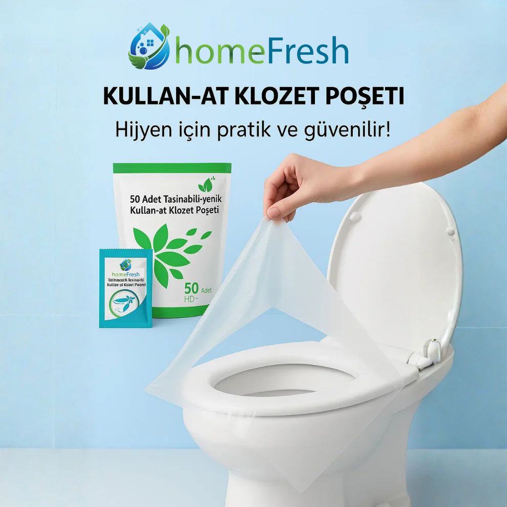 50 Adet Kullan-At Klozet Poşeti