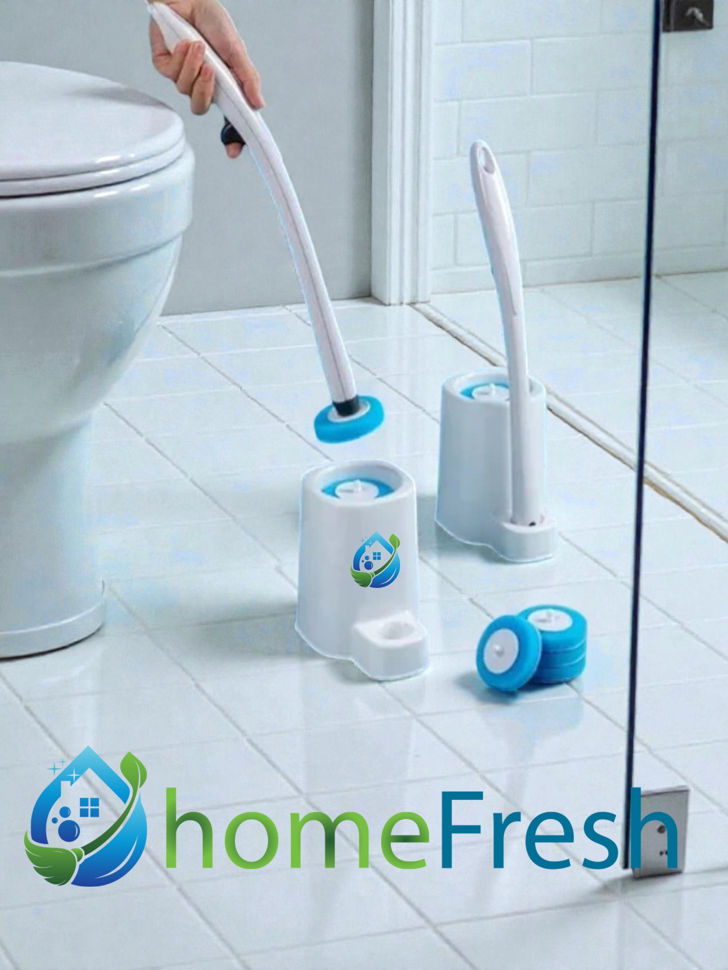 HomeFresh Hijyenik Tuvalet Fırçası (+10 Adet Hediye Başlıklı)